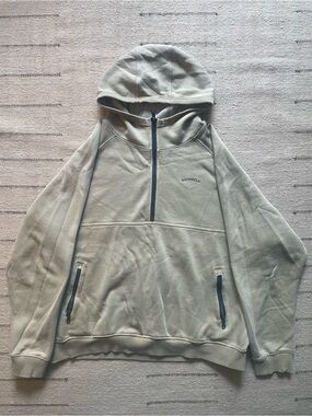 Merrell Hooded Half-Zip Pullover - Light Sage